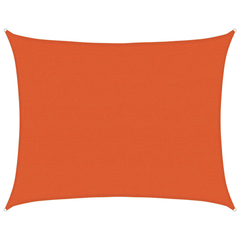 Vidaxx Sonnensegel 160 g m² rechteckig 6x8 m HDPE Orange
