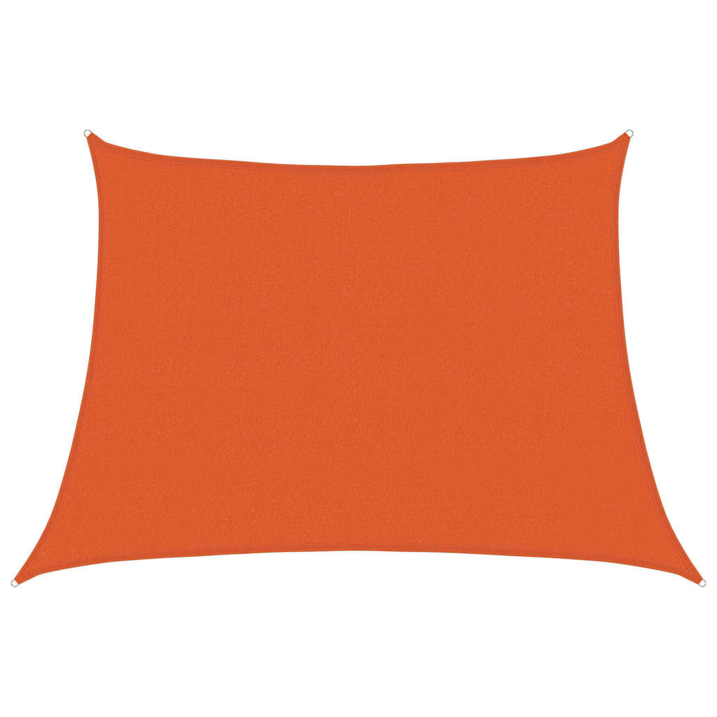 VidaXL Sonnensegel 160 g m² Trapez 4 5x3 m HDPE Orange