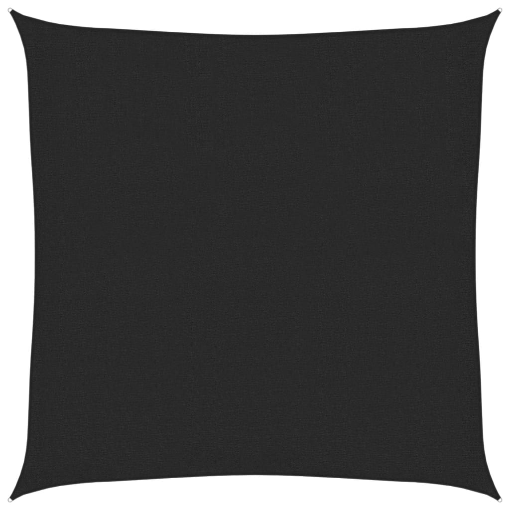 Vidaxl Zonnezeil 160 g m² 2x2 M HDPE Schwarz