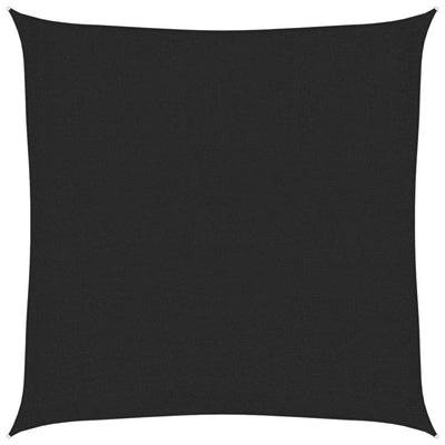 Vidaxl Zonnezeil 160 g m² 3x3 M HDPE Schwarz