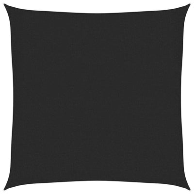 Vidaxl Zonnezeil 160 g m² 3,6 x 3,6 M HDPE Schwarz