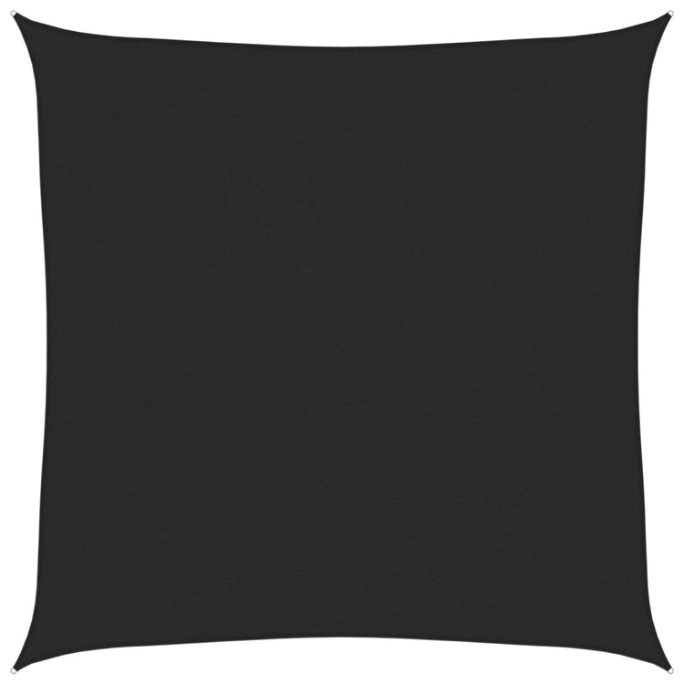 Vidaxl Zonnezeil 160 g m² 4x4 M HDPE Schwarz