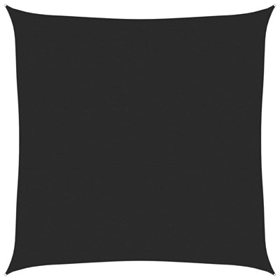 Vidaxl Zonnezeil 160 g m² 7x7 M HDPE Schwarz