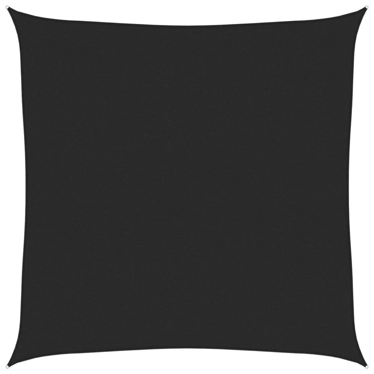 Vidaxl Zonnezeil 160 g m² 7x7 M HDPE Schwarz