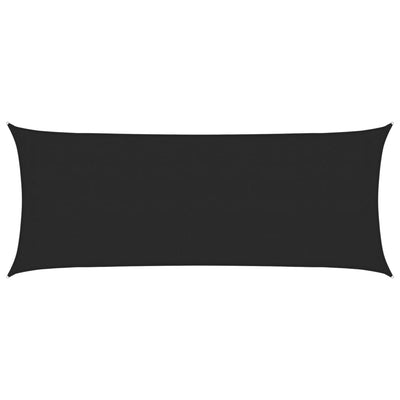 Vidaxl Zonnezeil 160 g m² 2x5 M HDPE Schwarz