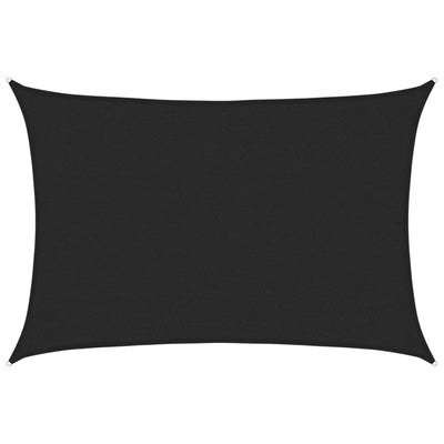 Vidaxl Zonnezeil 160 g m² 2,5 x 4 M HDPE Schwarz