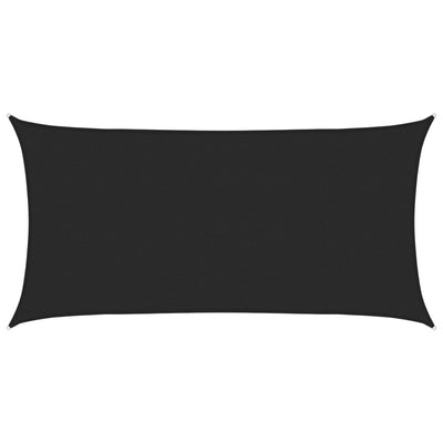Vidaxl Zonnezeil 160 g m² 2,5 x 4,5 M HDPE Schwarz