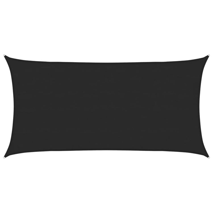 Vidaxl Zonnezeil 160 g m² 4x7 M HDPE Schwarz