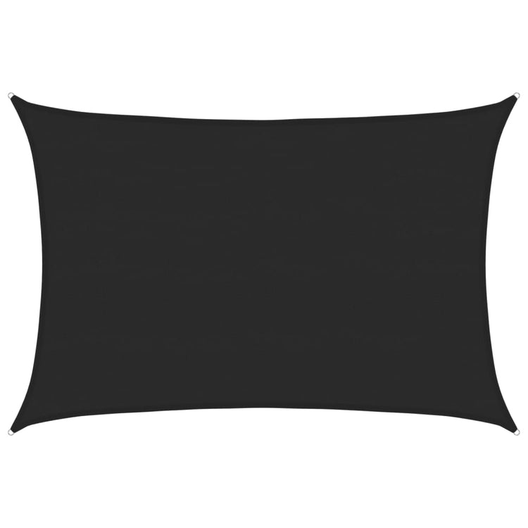 Vidaxl Zonnezeil 160 g m² 5x7 M HDPE Schwarz