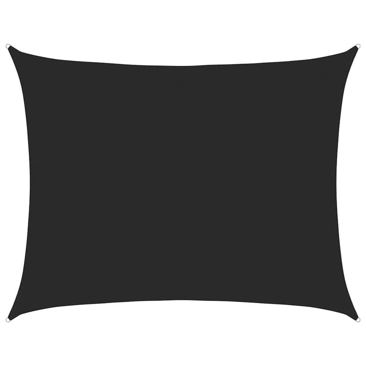 Vidaxl Zonnezeil 160 g m² rechteckig 6x8 M HDPE Schwarz