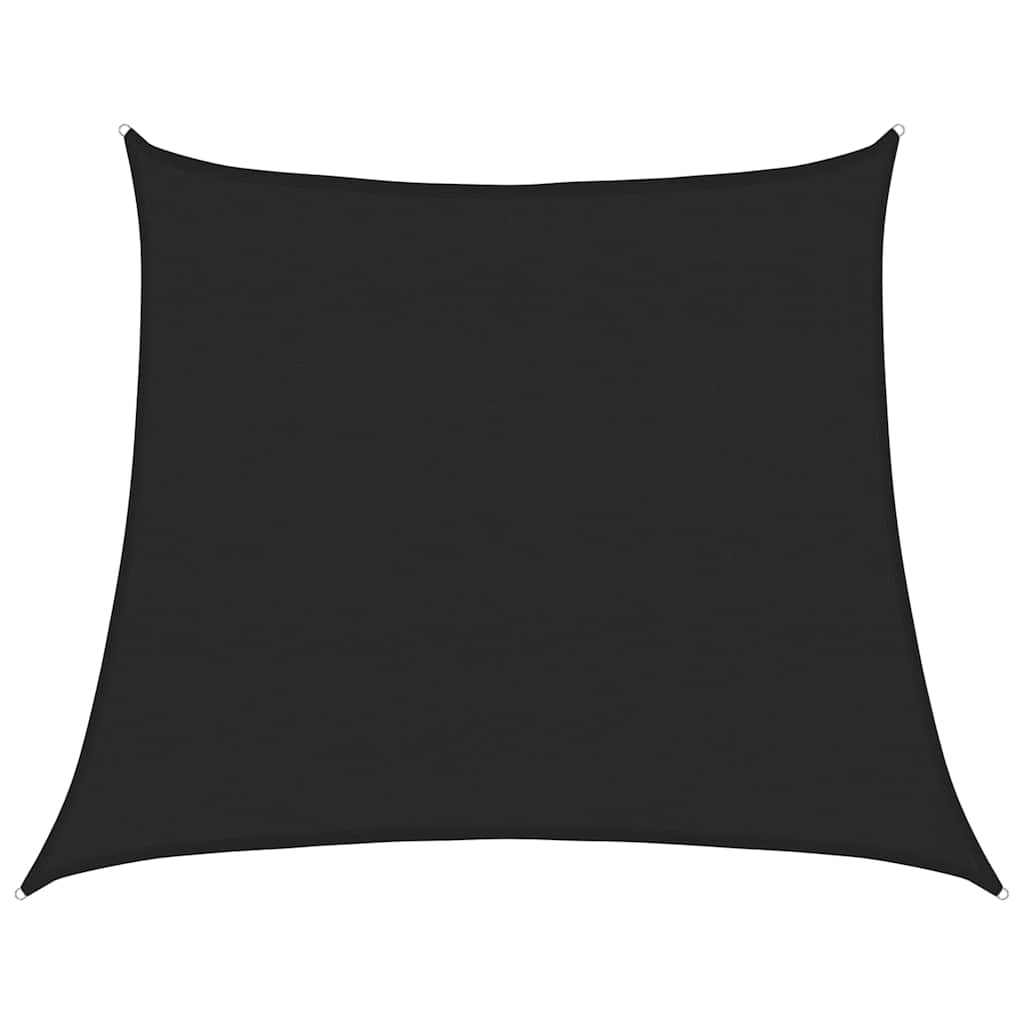 VidaXL Sonnensegel 160 g m² Trapez 4,5x4 m HDPE Schwarz