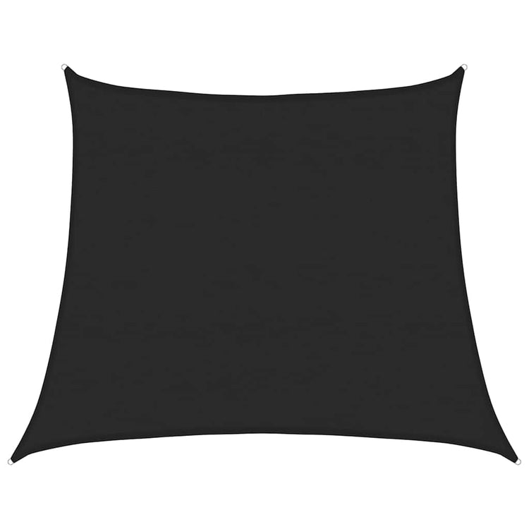 VidaXL Sonnensegel 160 g m² Trapez 4,5x4 m HDPE Schwarz