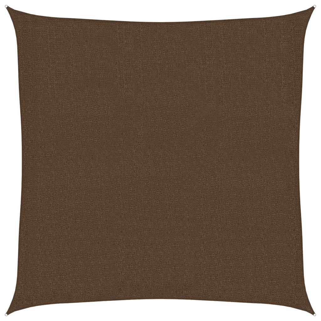 Vidaxl Zonnezeil 160 g m² 2x2 M HDPE -Braun