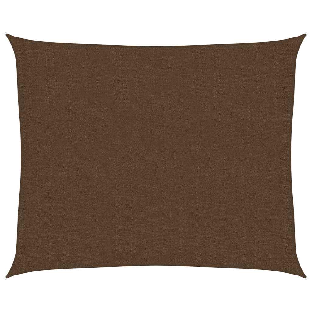 Vidaxl Zonnezeil 160 g m² 2,5 x 3 M HDPE -Braun