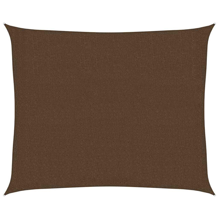 Vidaxl Zonnezeil 160 g m² 2,5 x 3 M HDPE -Braun