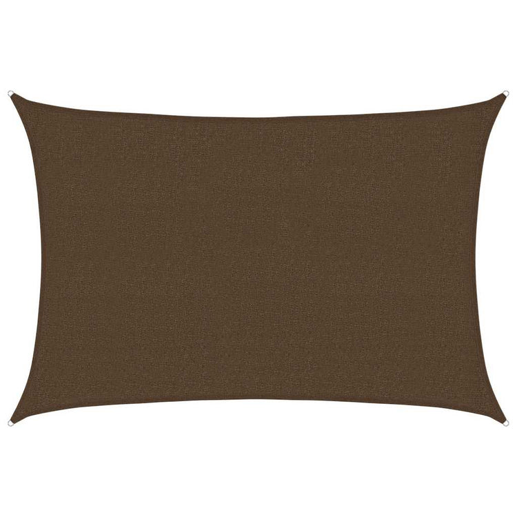 Vidaxl Zonnezeil 160 g m² 2,5 x 3,5 M HDPE -Braun