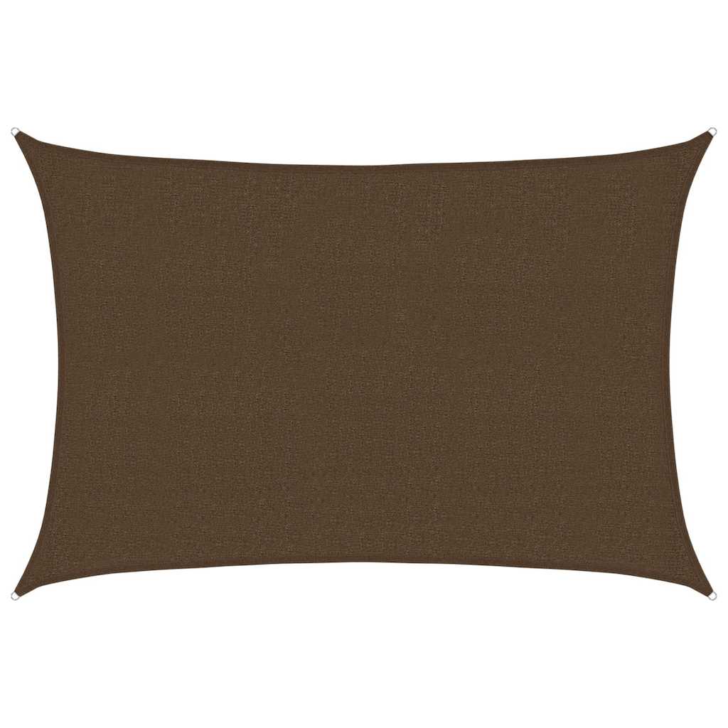 Vidaxl Zonnezeil 160 g m² 2,5 x 4 M HDPE -Braun