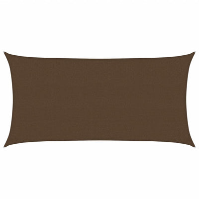 Vidaxl Zonnezeil 160 g m² 2,5 x 5 m HDPE -Braun