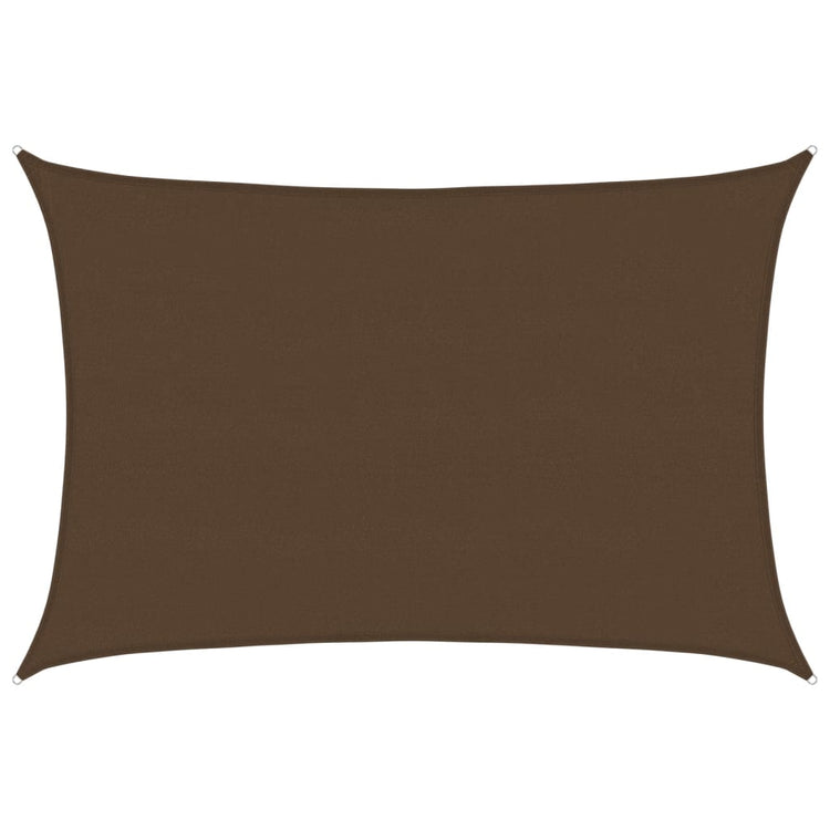 Vidaxl Zonnezeil 160 g m² 5x7 M HDPE -Braun