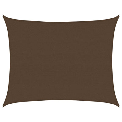 Vidaxl Zonnezeil 160 g m² 6x7 M HDPE -Braun