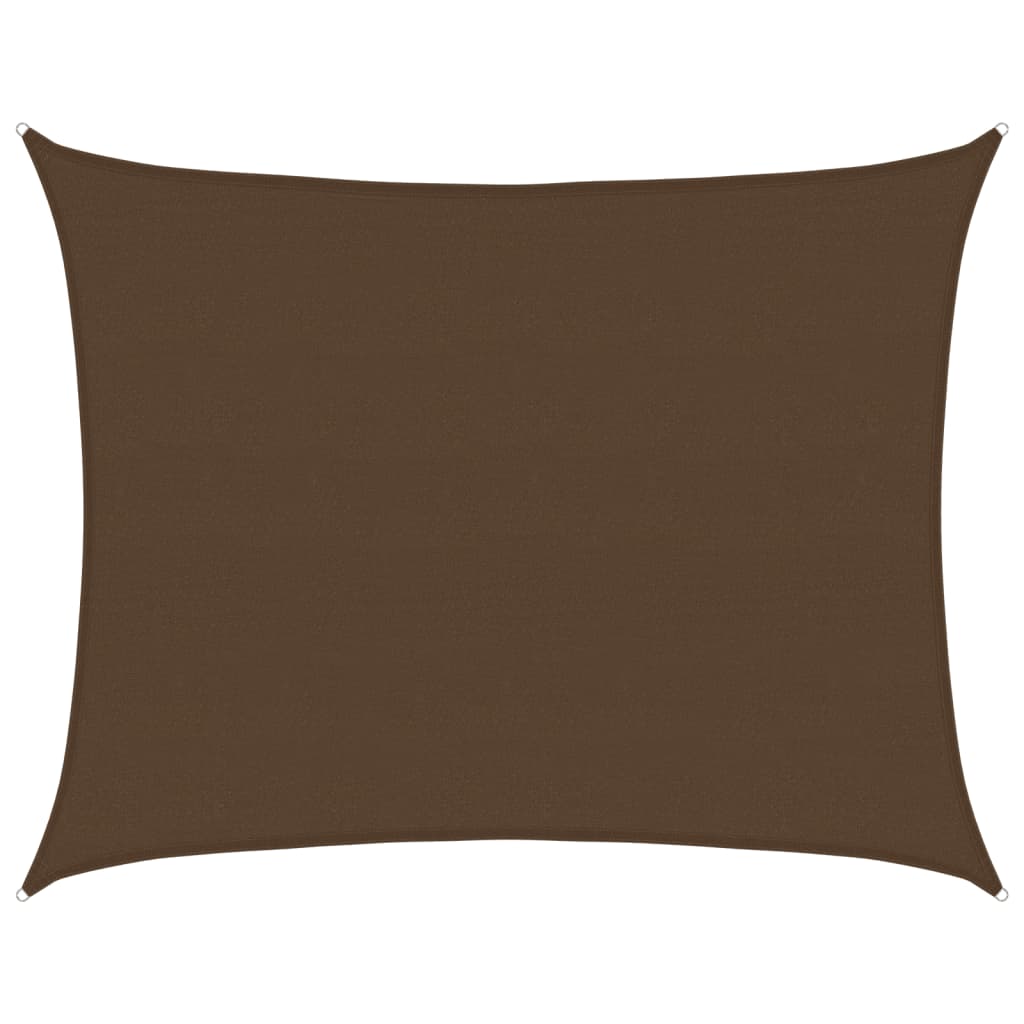 Vidaxl Zonnezeil 160 g m² 6x8 M HDPE -Braun