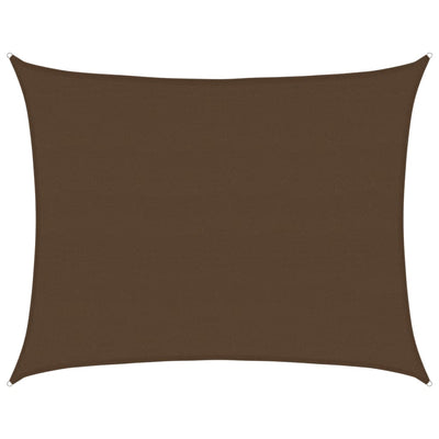 Vidaxl Zonnezeil 160 g m² 6x8 M HDPE -Braun