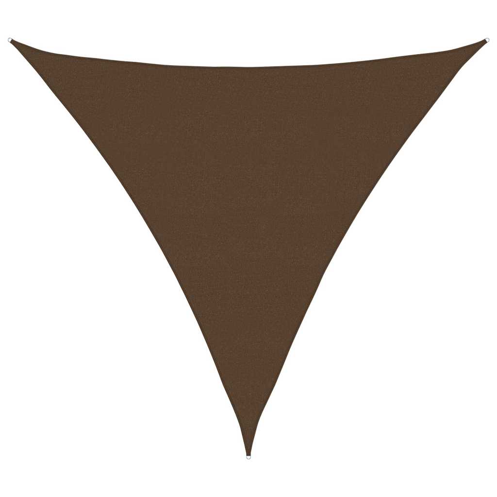 Vidaxx Sonnensegel 160 g m² 6x6x6 m HDPE braun