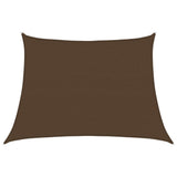 Vidaxl Zonnezeil 160 g m² 4 5x3 M HDPE -Braun - afbeelding 2
