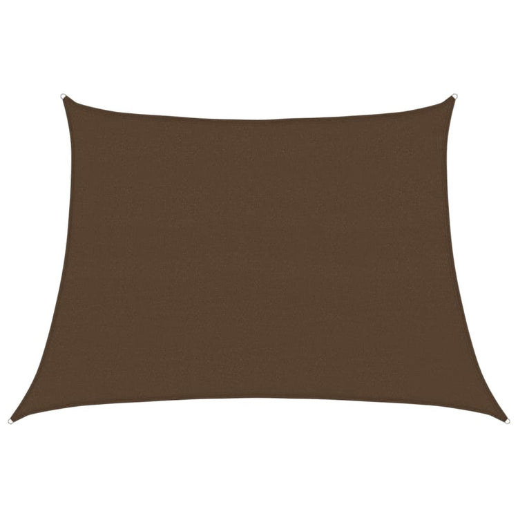 Vidaxl Zonnezeil 160 g m² 4 5x3 M HDPE -Braun