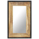 Vidaxl Mirror 80x50 cm Festes Mangoholz