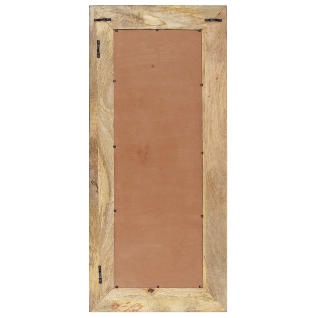 Vidaxl Mirror 110x50 cm Festes Mangoholz