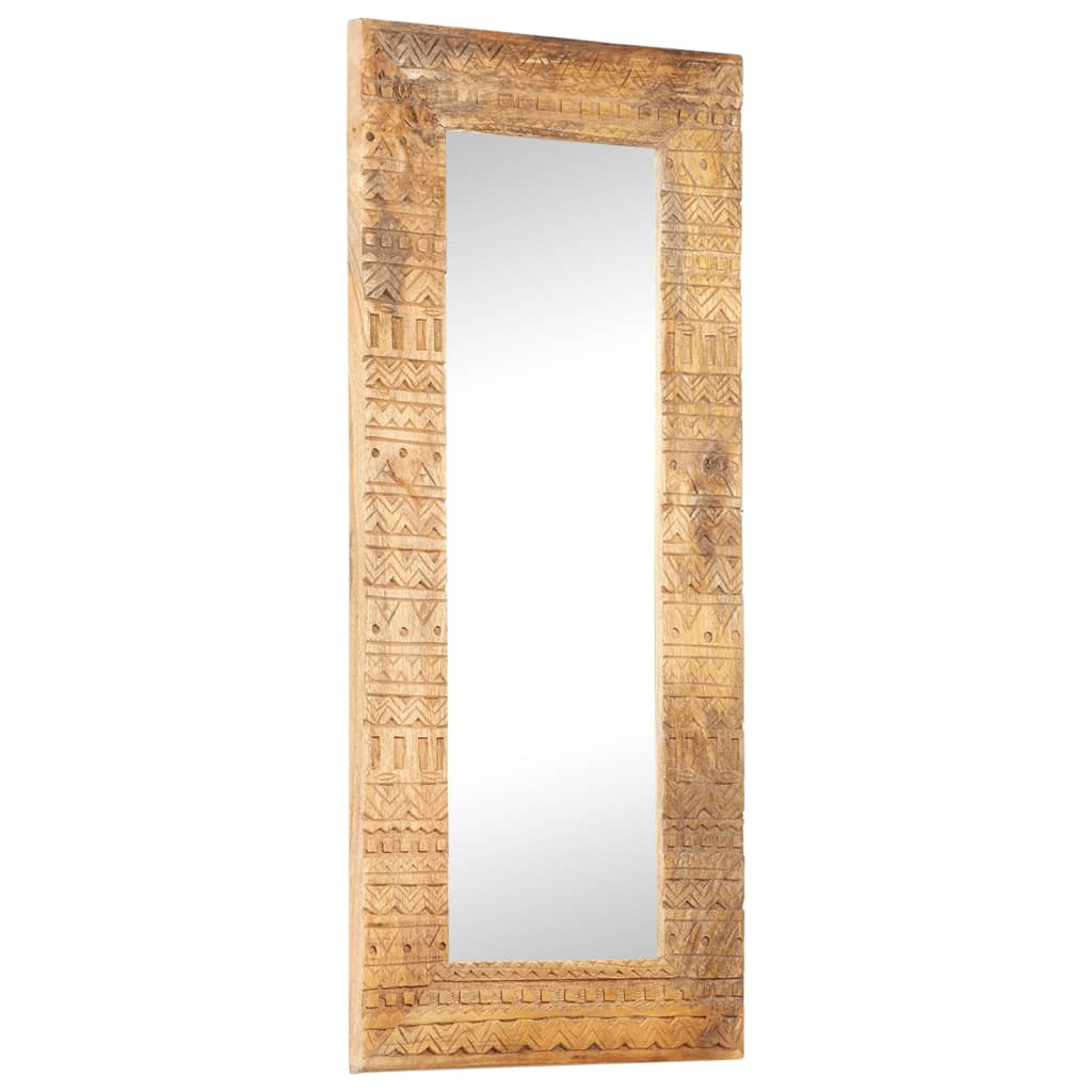 Vidaxl Spiegel Hand -Schnitt 110x50x2,5 cm Solid Mangowood