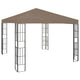 VidaXL Pavillon 3x3 m Taupe