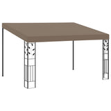 Vidaxl Wallprieel 4x3x2,5 M Taupe - afbeelding 1