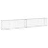 Vidaxl Schanskorf Wand mit Deckel 300x30x50 cm verzinkter Stahl