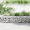 Vidaxl Schanskorf Wand mit Deckel 300x30x50 cm verzinkter Stahl