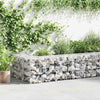 Vidaxl Schanskorf Wand mit Deckel 300x30x50 cm verzinkter Stahl