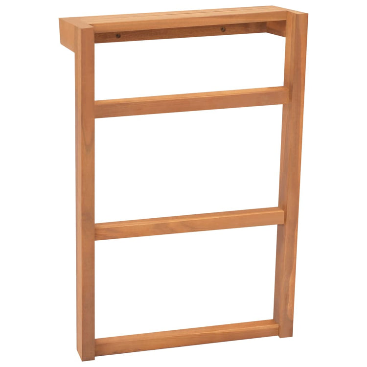 VIDAXL -Handtuchträger 2 PCs Solid Teak