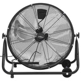 Vidaxl Trumbler Ventilator Industrial 172,5 W 60 cm Schwarz - afbeelding 2