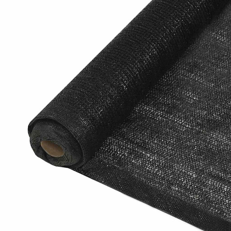 VidaXL Sichtschutznetz 150 g m² 1,5x50 m HDPE schwarz