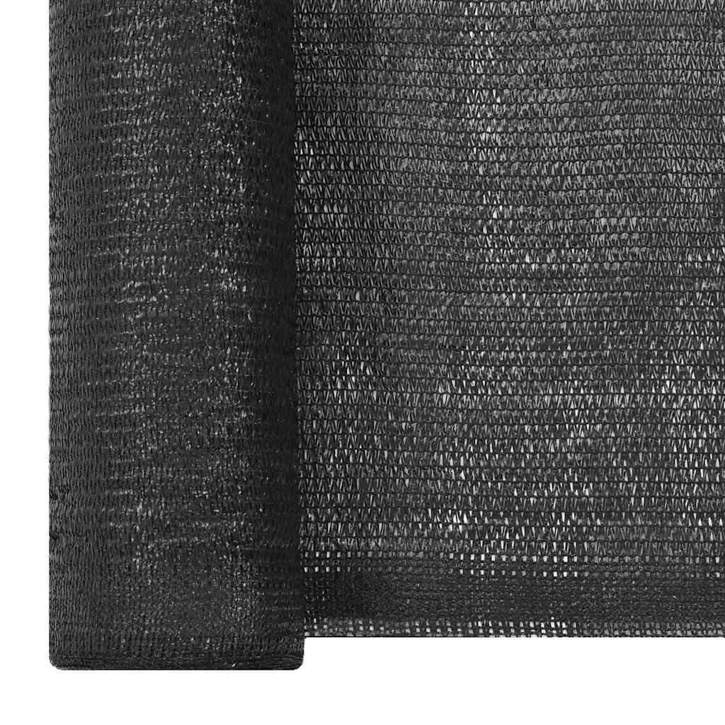 VidaXL Sichtschutznetz 150 g m² 1,5x50 m HDPE schwarz