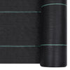 Vidaxl -Karotten -Stoff 2x50 m pp schwarz