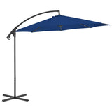 Vidaxl -schwimmender Parasol mit Stahlpol 300 cm Azurblau - afbeelding 2