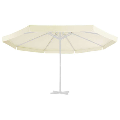 VIDAXL -Ersatztuch für Parasol 500 cm sandgeläutet