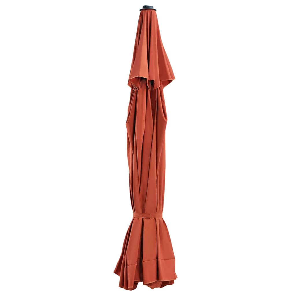 VIDAXL -Ersatztuch für Parasol 500 cm Terrakotta -ausgelöst