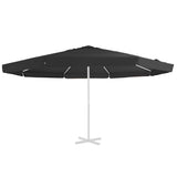 Vidaxl Ersatztuch für Parasol 500 cm schwarz - afbeelding 2