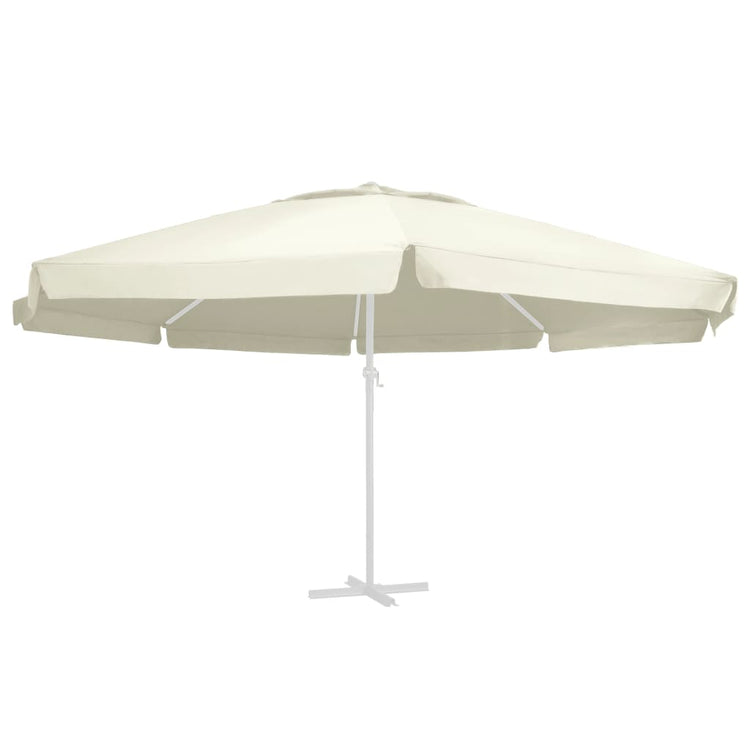 VIDAXL -Ersatztuch für Parasol 600 cm sandgeläutet