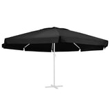 Vidaxl Ersatztuch für Parasol 600 cm schwarz - afbeelding 2