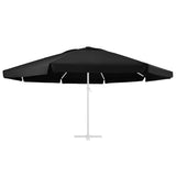 Vidaxl Ersatztuch für Parasol 600 cm schwarz - afbeelding 3