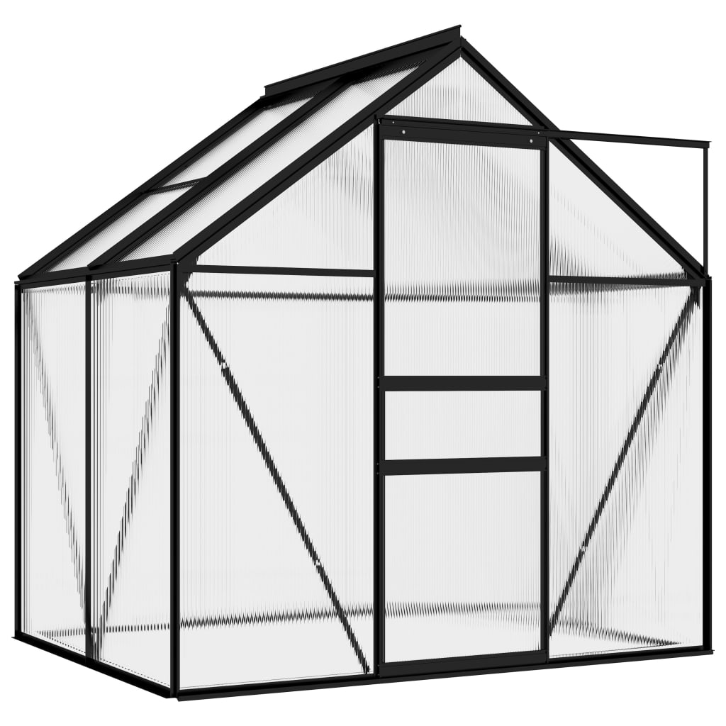 Vidaxl Tuinkas 2,47 M³ Aluminium Anthrazit -gelöscht
